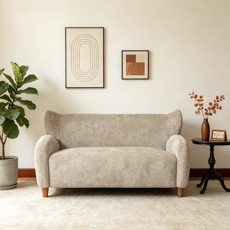 Canapé 58 po Mid-Century, Camel