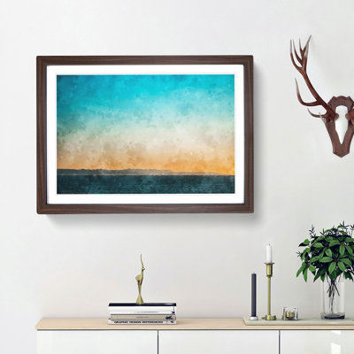 Croatia from a Distance - Picture Frame Painting Print