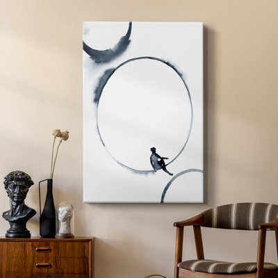 Woman in the Moon I -Custom Wrapped Gallery Cavas