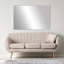 Miroir mural en métal pour salle de bain et meuble-lavabo, collection Kristveig-397643227-397643205-397643213