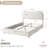 Lovensky Upholstered Wool Platform Bed -704515185-704515186