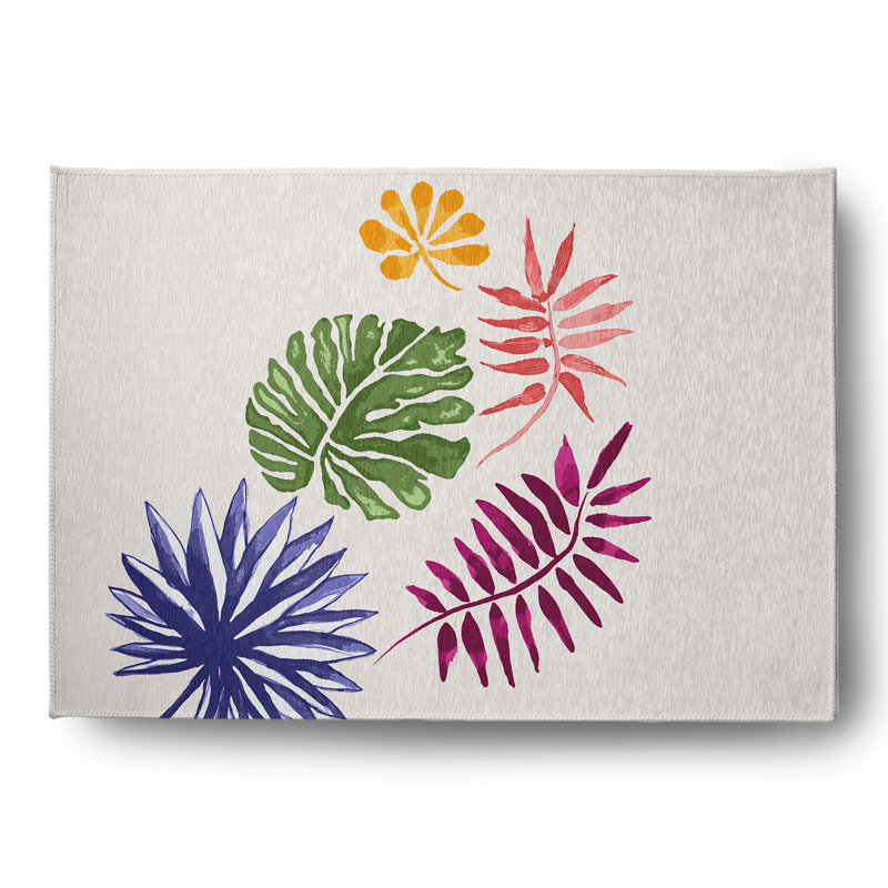 Jessenia Chenille Floral Indoor Rug, Rectangle 8' x 10'