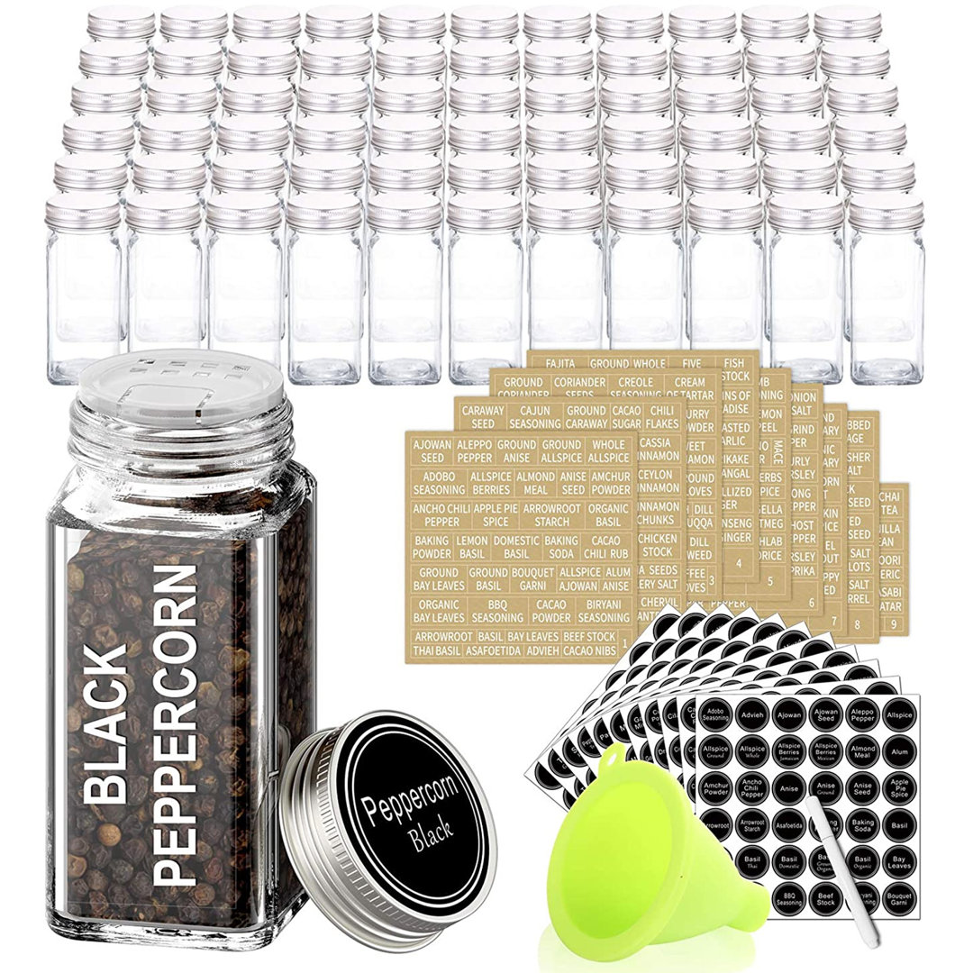 Spice Jars Prep & Savour