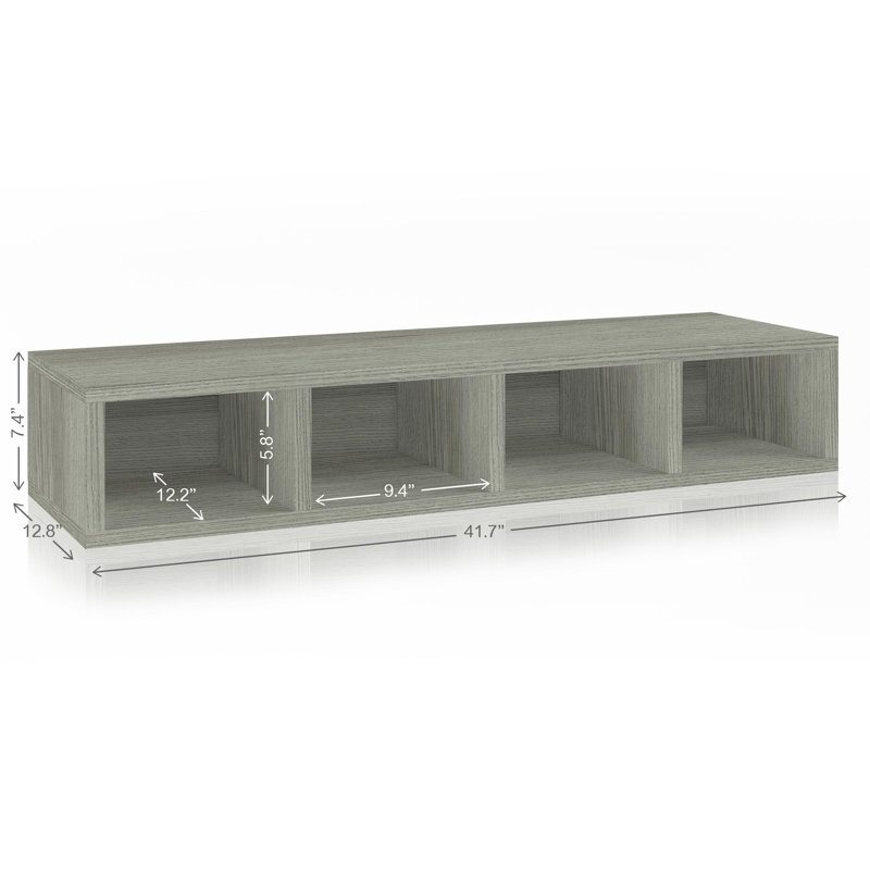 Tinna Stackable 4-Shelf Baseball Cap Organizer, London Grey
