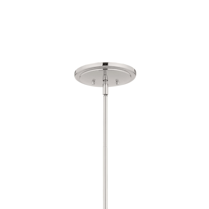12 - Light Steel Dimmable Tiered Chandelier, Silver