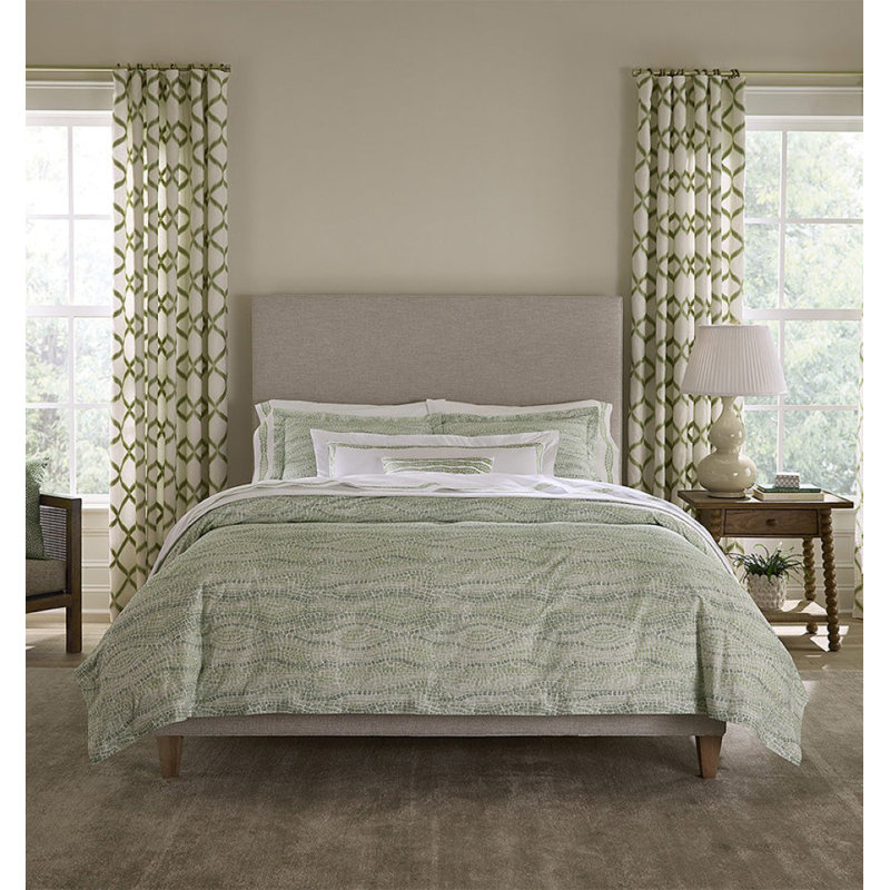 Cobblestones - Sferra X Scalamandre Percale Flat Sheet, Twin Flat Sheet