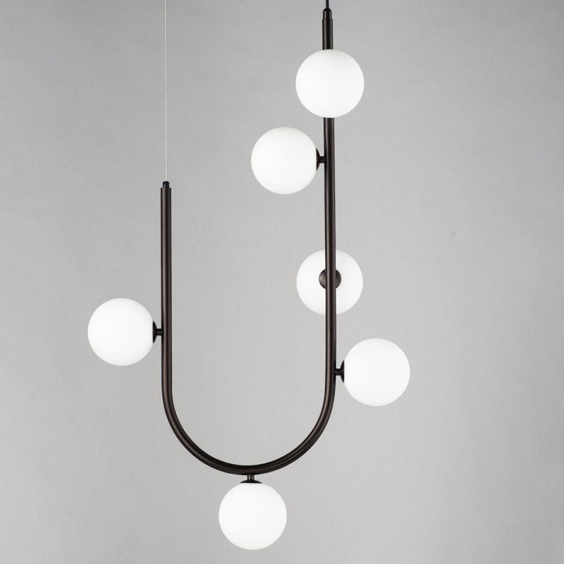 Contour 5 - Light Pendant, 6, Brushed Bronze