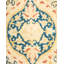 Tapis traditionnel doré noué à la main de conception unique 8 pi x 10 pi 2 po Keller