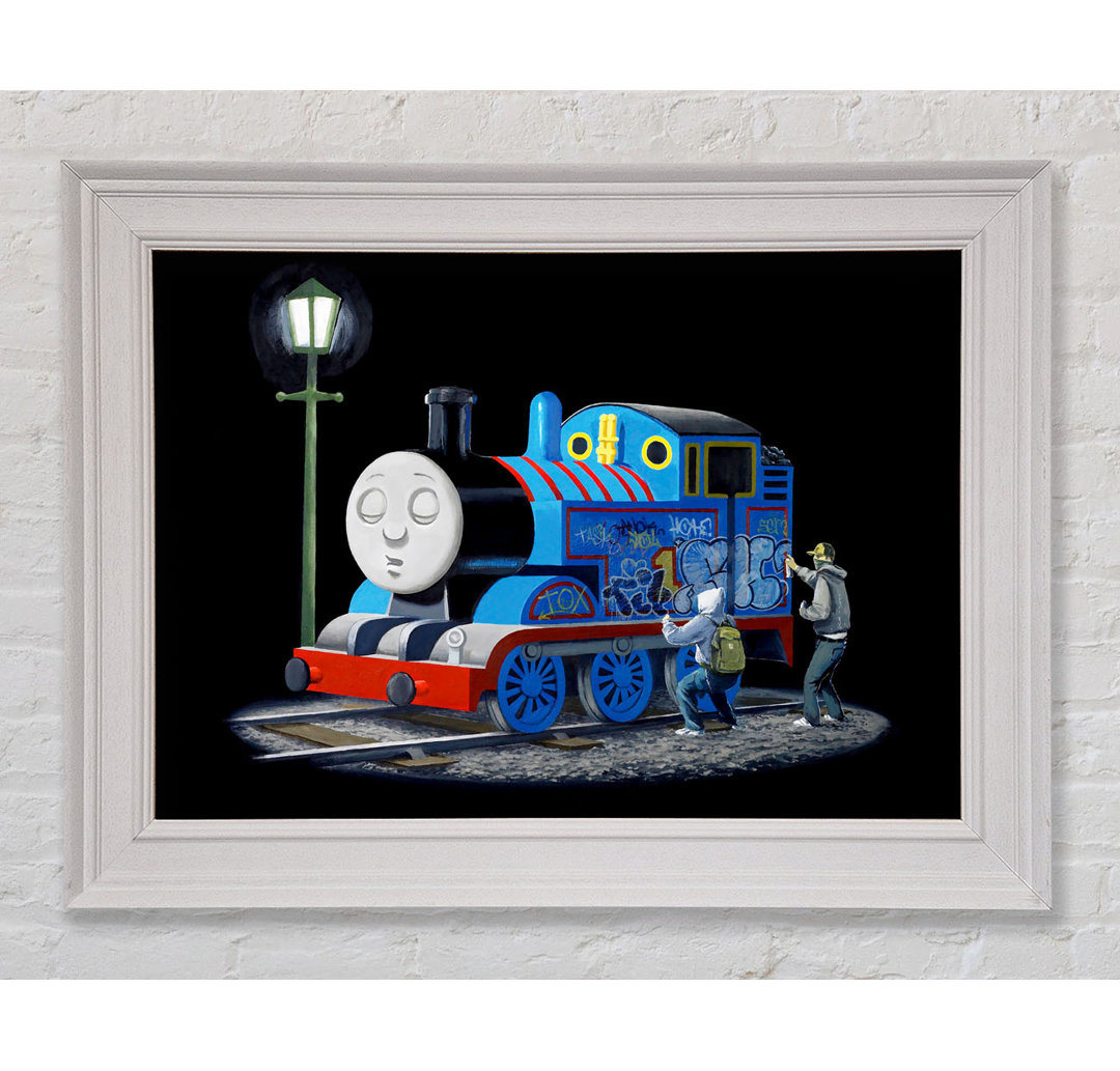 Thomas the Tank Graffiti - Einzelner Bilderrahmen Kunstdrucke