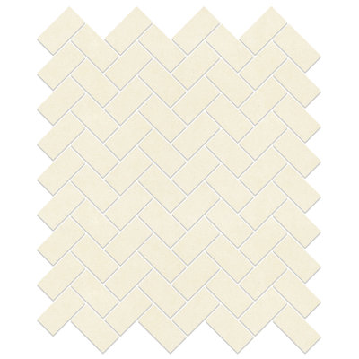 Carreau de porcelaine à chevrons pour mur et plancher 1 po x 2 po