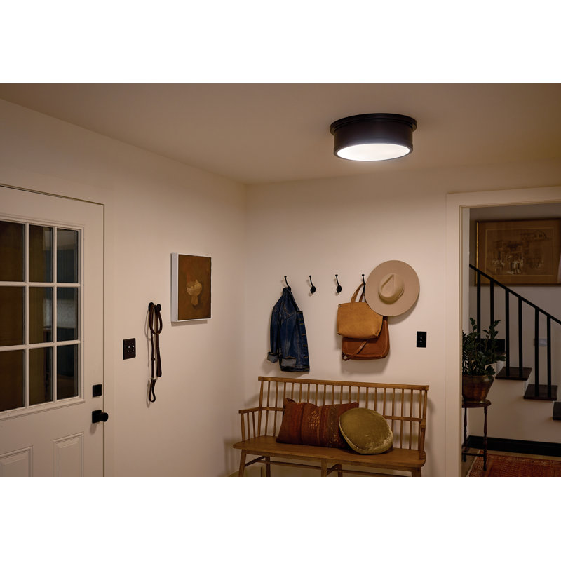 Zhazira Flush Mount, Black