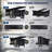 Complete Garage Storage System: 4 Rails, 10 Adjustable Hooks & 192 Mounting Screws