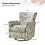 Cofer Upholstered Swivel Armchair-619680143