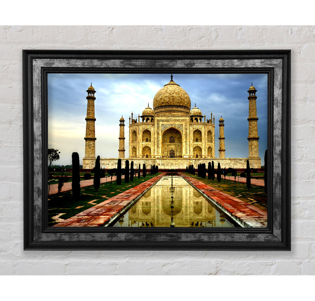 Taj Mahal India Reflections - Einzelner Bilderrahmen Kunstdrucke