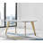 Corova Marble Effect Rectangle Dining Table - Modern Home