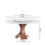 Ensemble de table de salle à manger en pierre frittée 5/7 pièces Mid-Century avec paresseux amovible pour 4 à 6 pièces-707782660-707782663-714998319
