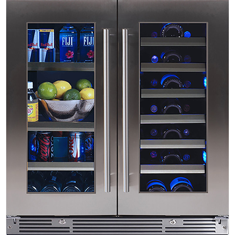 30" Beverage/Wine Double Door
