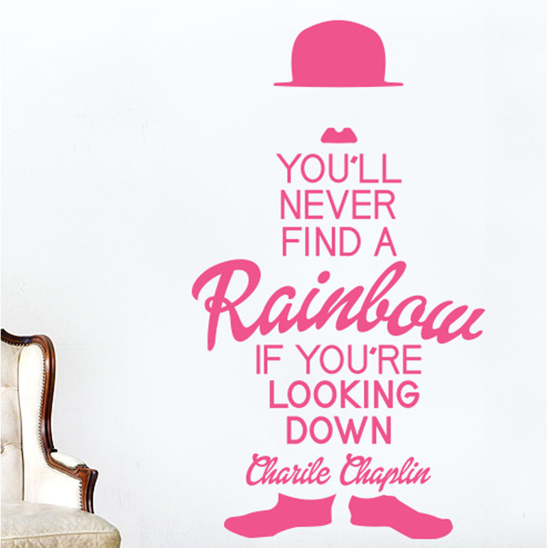 Non-Wall Damaging Wall Decal, Pink