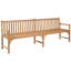 Orkin Solid Wood Teak Outdoor Bench-1147121159