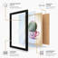 Smiling Cactus Companion Botanical - Framed Print-255871726-255871722