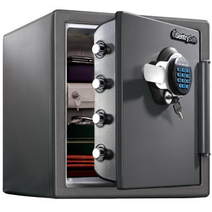 SentrySafe 1.23 Cu. Ft. Fire/Water Security Safe with Digital Keypad Dual Lock