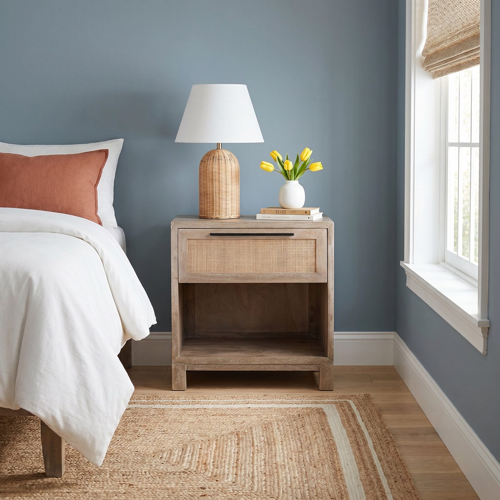 Cara Cane Nightstand