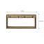 English Knotty Oak Console Table