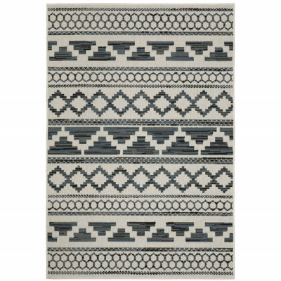 Abdur-Rahman Geometric Indoor / Outdoor Rug