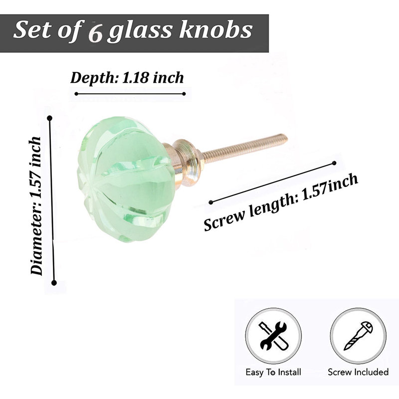 Ensemble de boutons surdimensionnés 1,57 po, Menthe