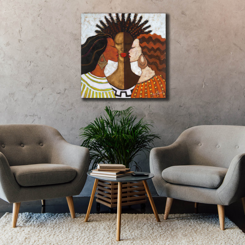 Chaque femme par Monica Stewart, H 37 po x l 37 po x P 1,5 po