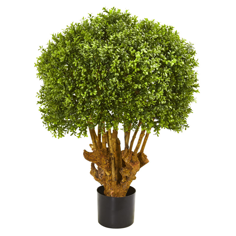 Topiaire buis artificiel en pot