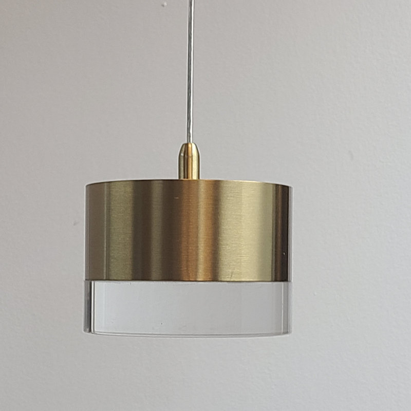 Barnsdall 13 - Light Cluster Pendant, Brushed Brass