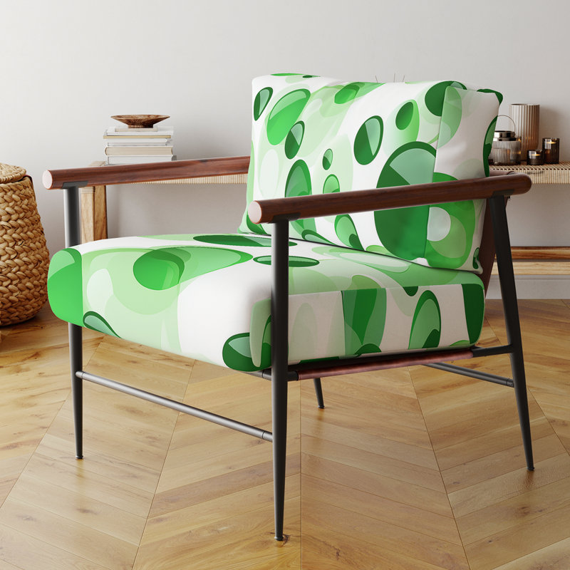 Fauteuil en velours Hulten, Black/Yellow Velvet