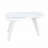 Modern minimalist white imitation marble table top.  Solid wood legs, cloud shape to give you a new experience, computer desk.  The game table.  Suitable for dining and living rooms.