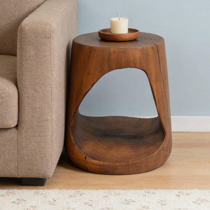 Table d'appoint, Marron antique