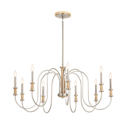 Lustre noir 9 lumières Karthe
