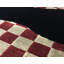 Tapis noir de haute qualité noué à la main