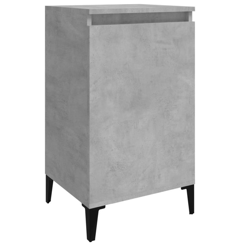 40cm W Bedside Table, Concrete grey