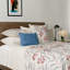 Linenberry Embroidered Padded Throw 