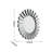 Polixenia Round Glass Sunburst Wall Mirror-626763312