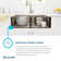 Crosstown 32" L x 19" W Double Basin Undermount Kitchen Sink With Accessories
