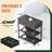 Narrow Side Table With Charging Station, End Table, Couch Table With Fabric Drawer For  For Living Room, Bedroon-1487747539