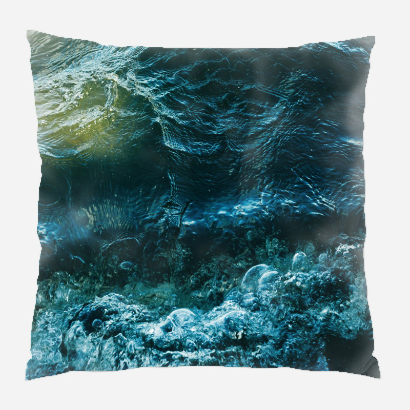 Coussin décoratif sea Leota, Microsuède, Intérieur
