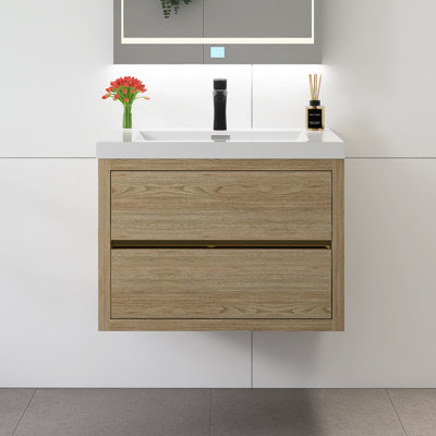 Meuble-lavabo mural 30 po avec lavabo