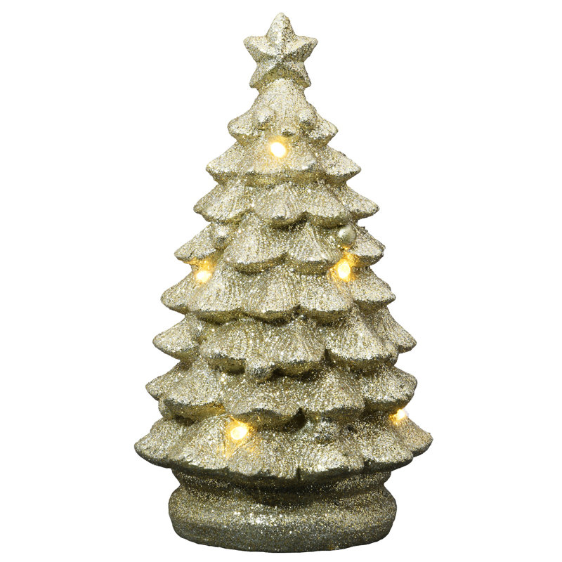 Lampes à piles pour arbre lumineux, Or, H 10 po x l 6 po x P 6 po