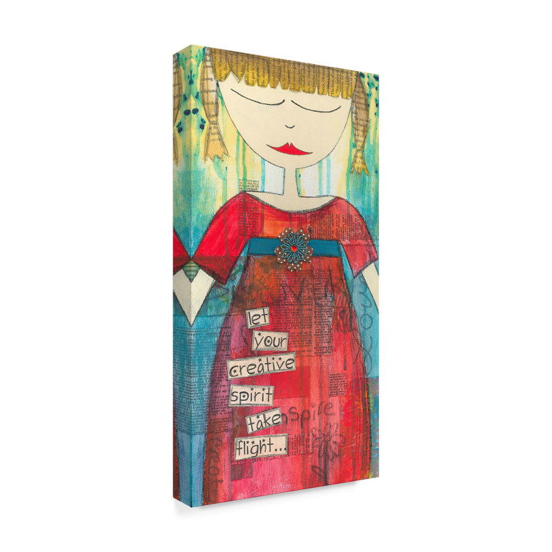 Art sur toile Huso «Take Flight», H 19 po x l 10 po x P 2 po
