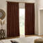 Heavy Chenille Room Darkening Pencil Pleat Curtains-185283816-185283819