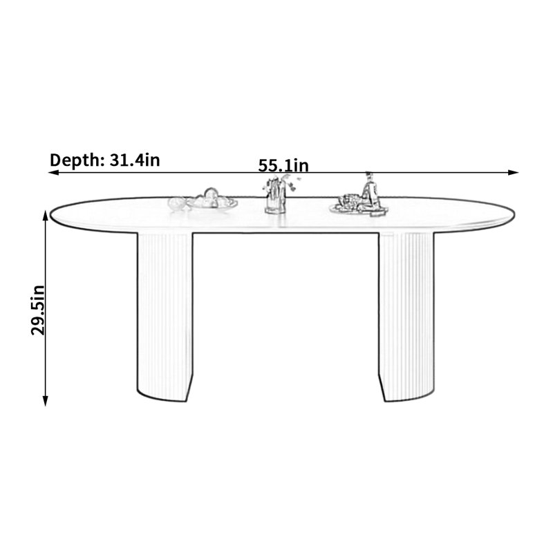 Tuli, 29.5"H x 55.1"L x 31.4"W