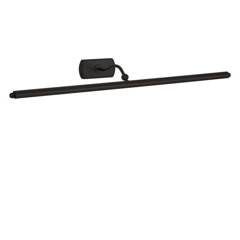 Lamont Picture Light, Aged Iron, 2.38" H x 30" W x 9" D