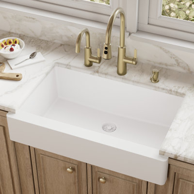 34'' L Single Bowl Quartz Kitchen Sink